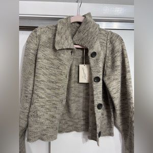 Cropped cardigan size small